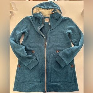 Burton Teal and Cream Fleece Jacket